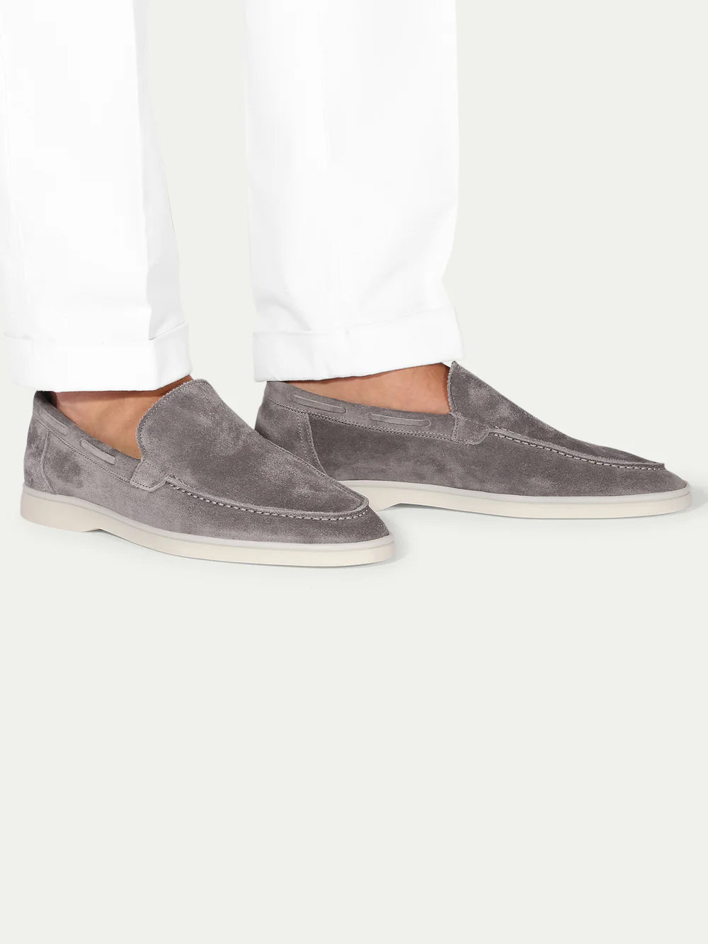 Soft Suede Slip-On Loafers