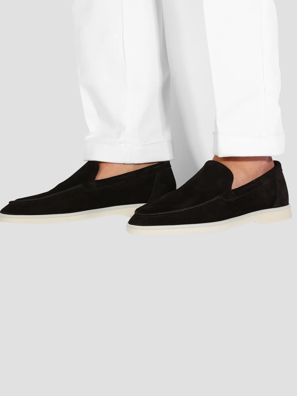 Soft Suede Slip-On Loafers