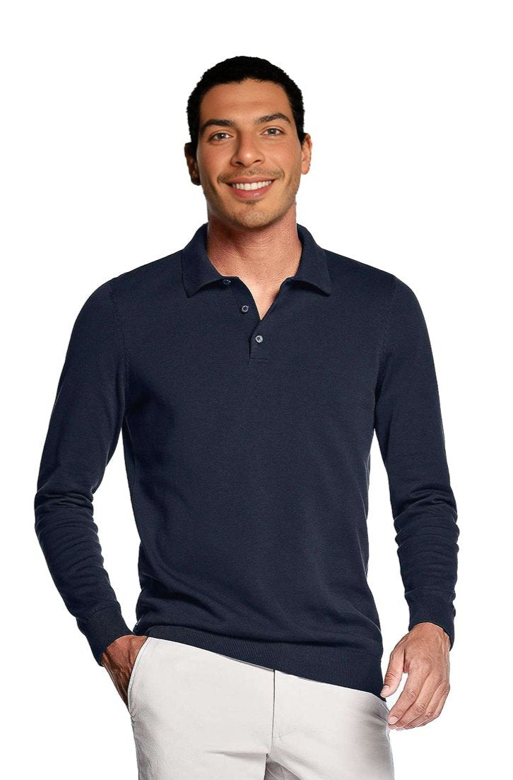 Classic Long Sleeve Polo Shirt